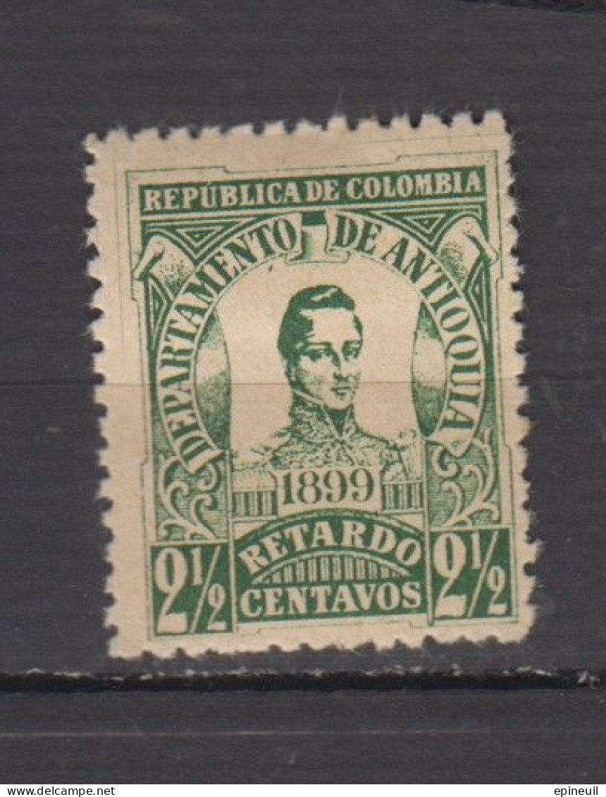 COLOMBIE 1899 *  YT N° 1 LETTRE RECOMMANDEE - Colombia