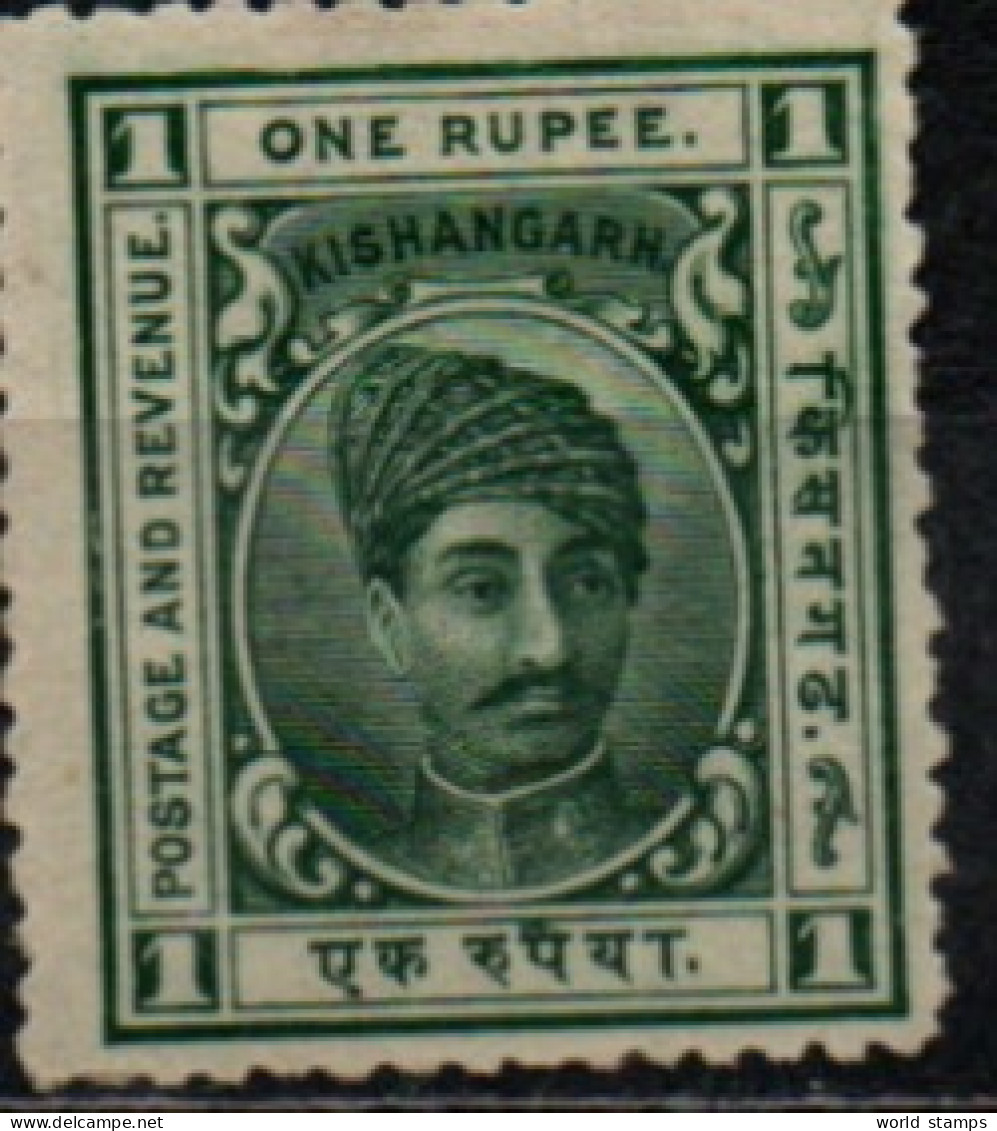 KISHENGARH 1904-5 SANS GOMME - Kishengarh