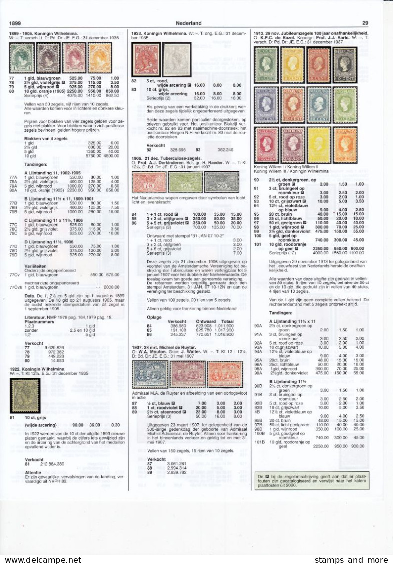 NVPH Catalogue Netherlands And Overseas 2024 - Digital Version - Holanda