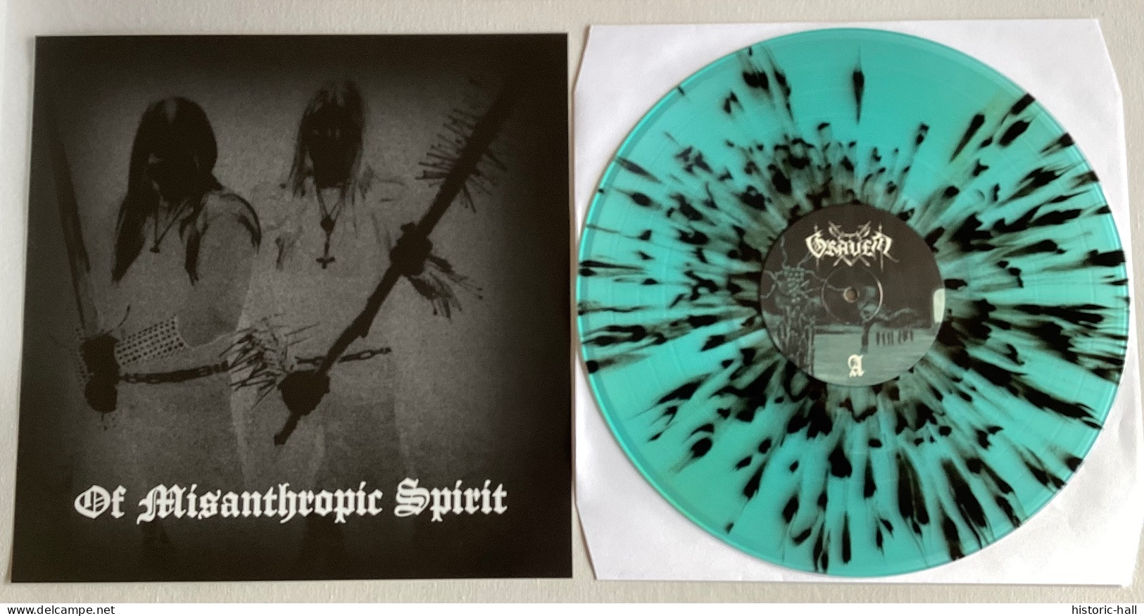 GRAVEN - Reborn Misanthropic Spirit - LP - 2015 - Splatter Electric Blue - 100 Ex. - Hard Rock & Metal