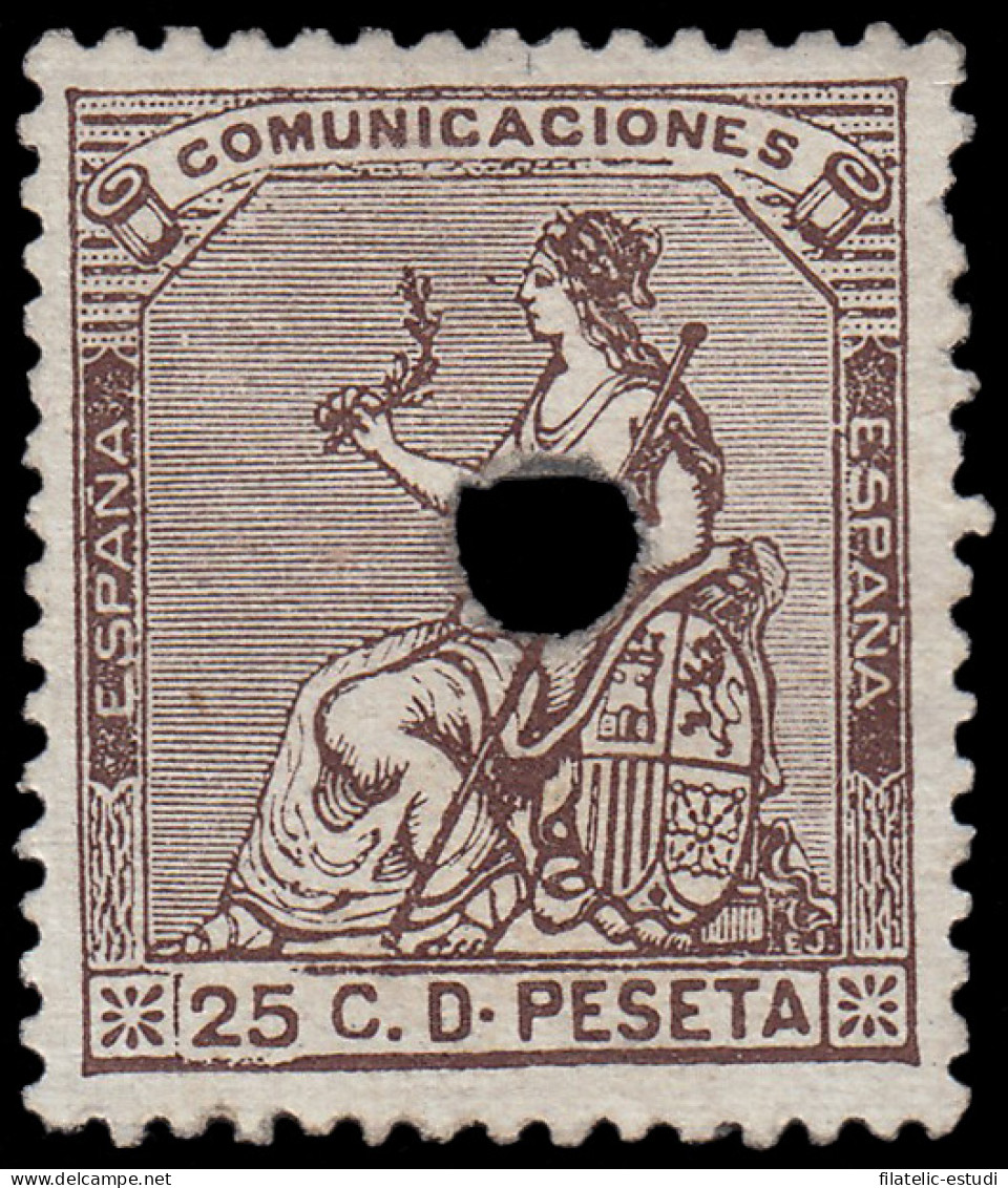 España Spain Telégrafos 135T 1873 - Fiscaux-postaux