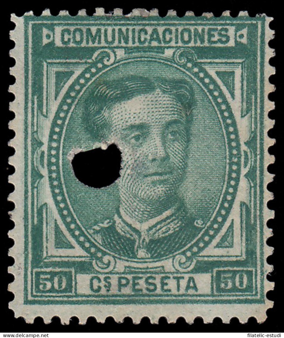 España Spain Telégrafos 179T 1876 - Postage-Revenue Stamps