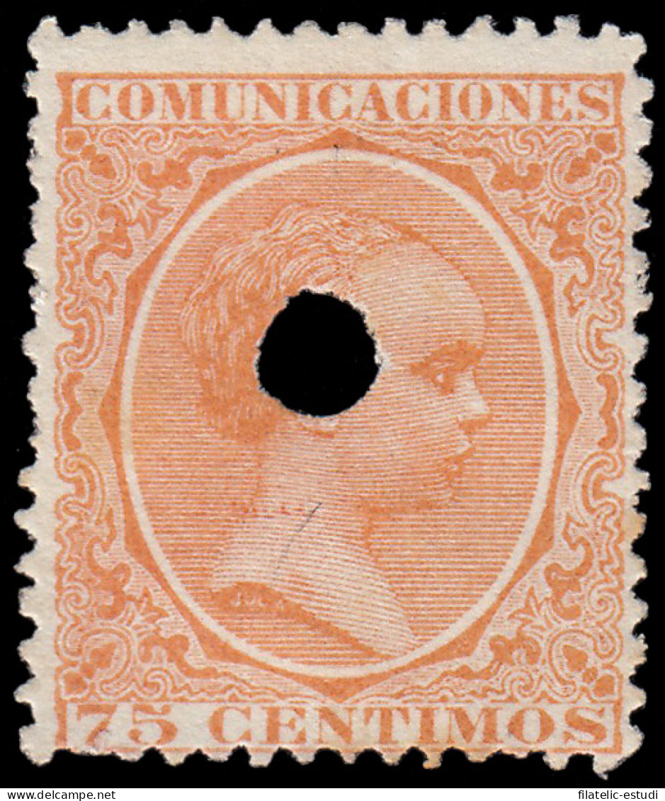 España Spain Telégrafos 225T 1889/99 - Fiscaux-postaux