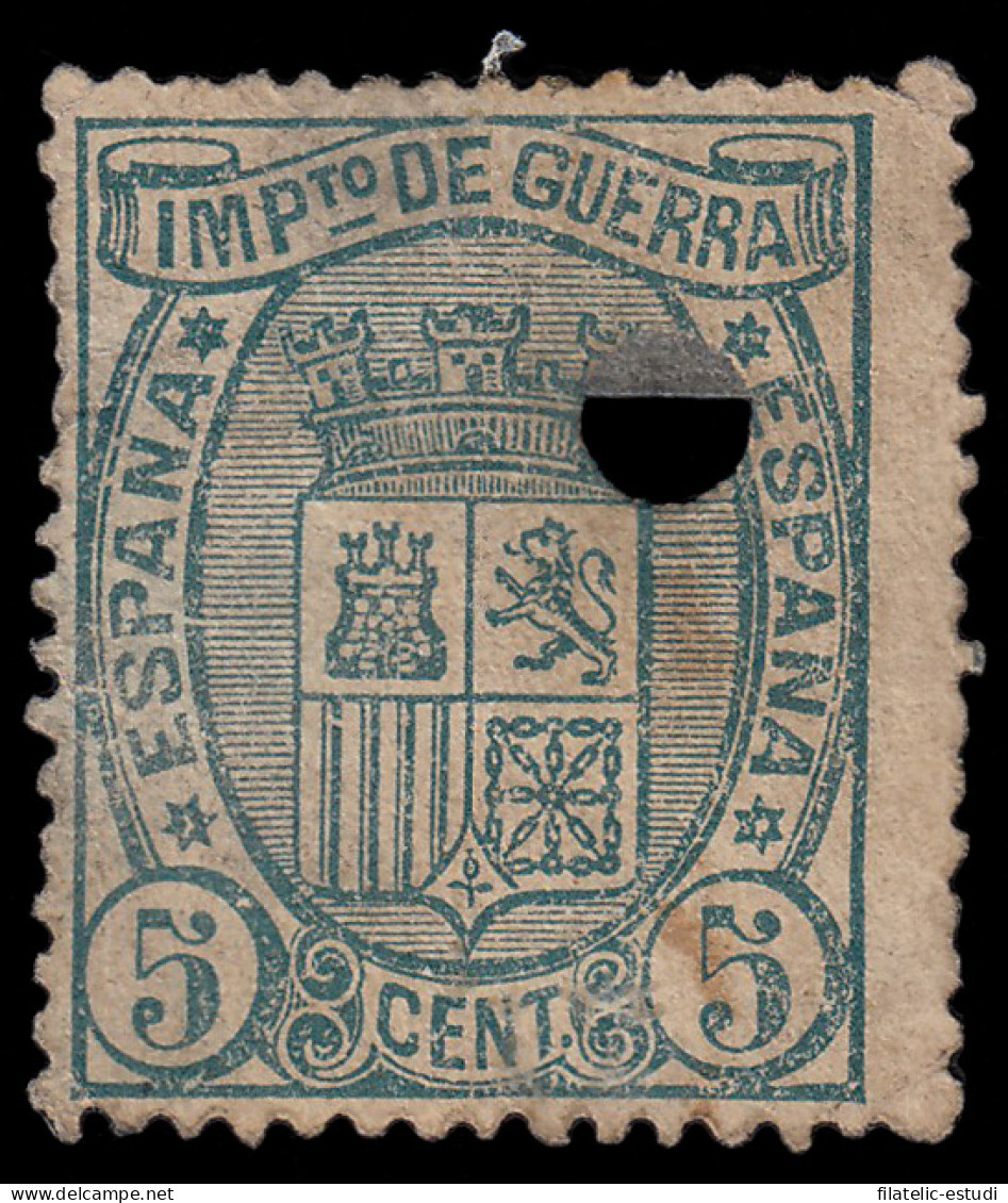 España Spain Telégrafos 154T 1874 Comunicaciones - Postage-Revenue Stamps
