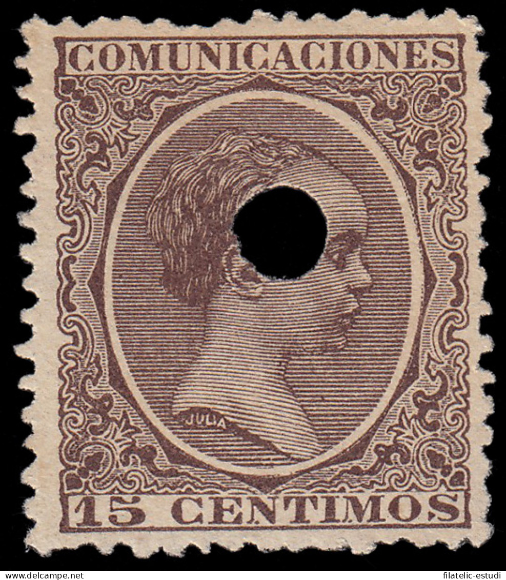 España Spain Telégrafos 219T 1889/99 - Fiscal-postal