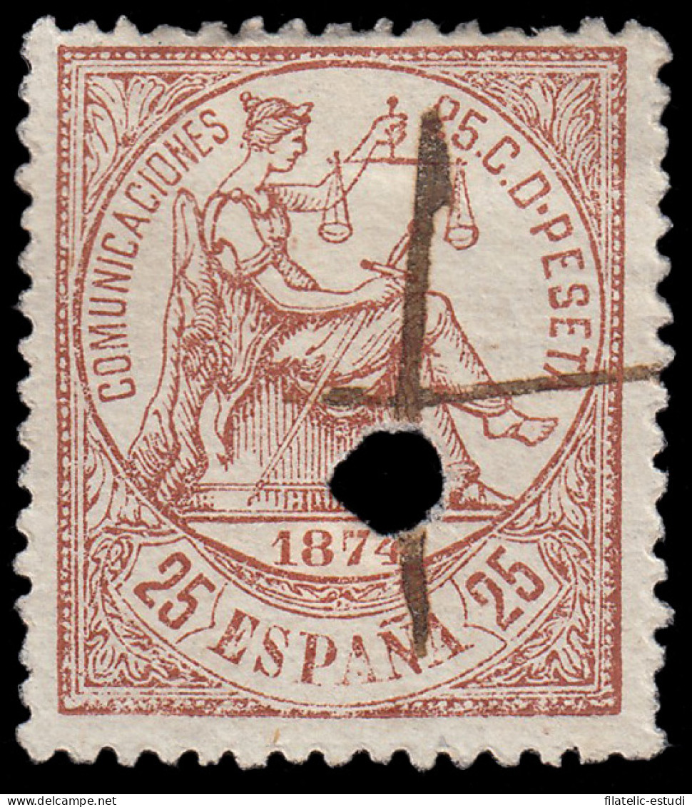 España Spain Telégrafos 147T 1874 - Postage-Revenue Stamps