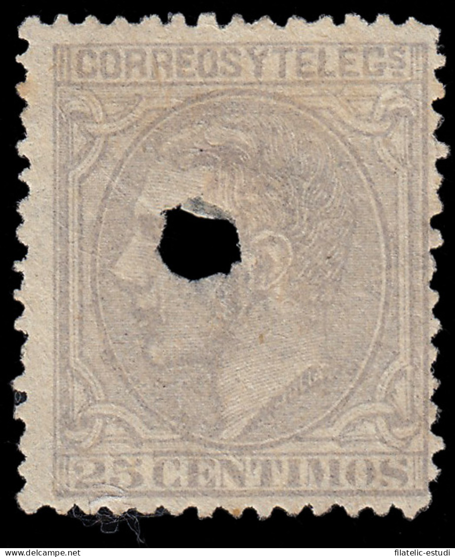 España Spain Telégrafos 204T 1879 - Postage-Revenue Stamps