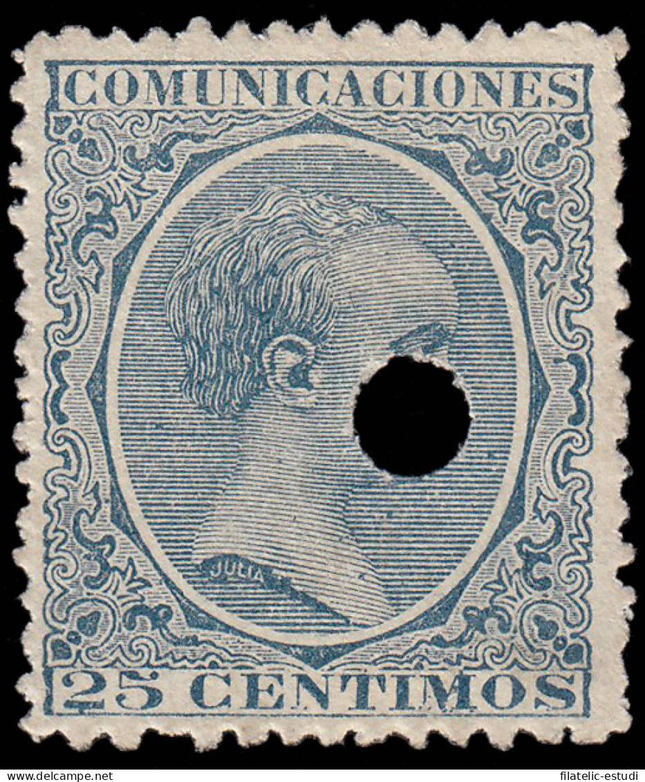 España Spain Telégrafos 221T 1889/99 - Fiscaux-postaux