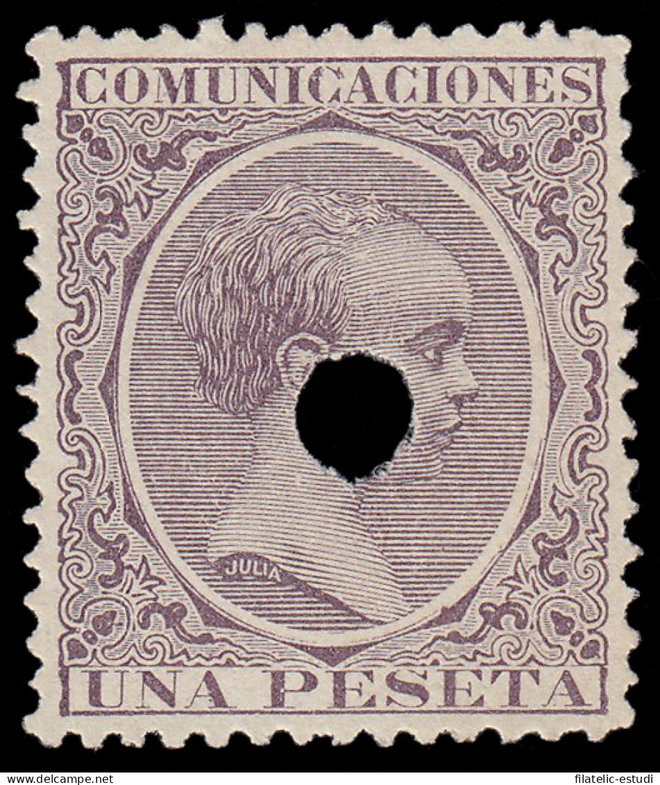 España Spain Telégrafos 226T 1889/99 MH - Fiscaux-postaux