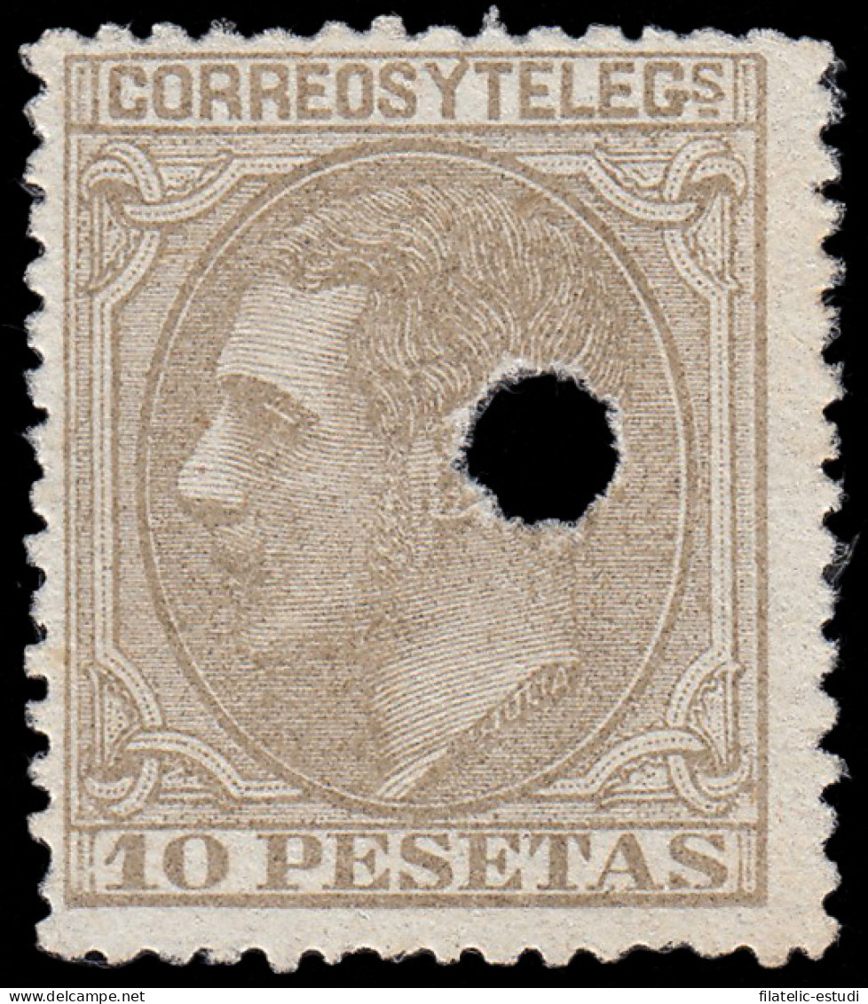 España Spain Telégrafos 209T 1879 MH - Fiscaux-postaux