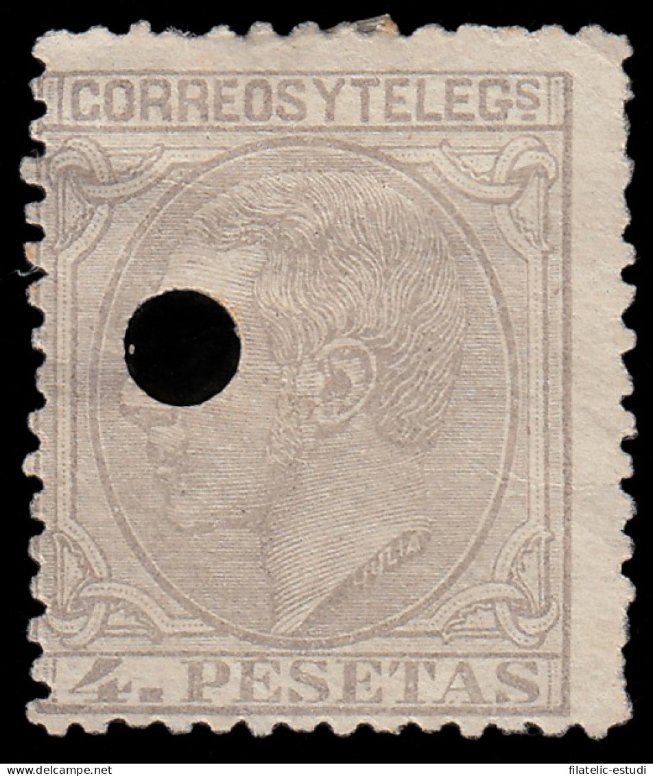 España Spain Telégrafos 208T 1879 Usados - Steuermarken/Dienstmarken