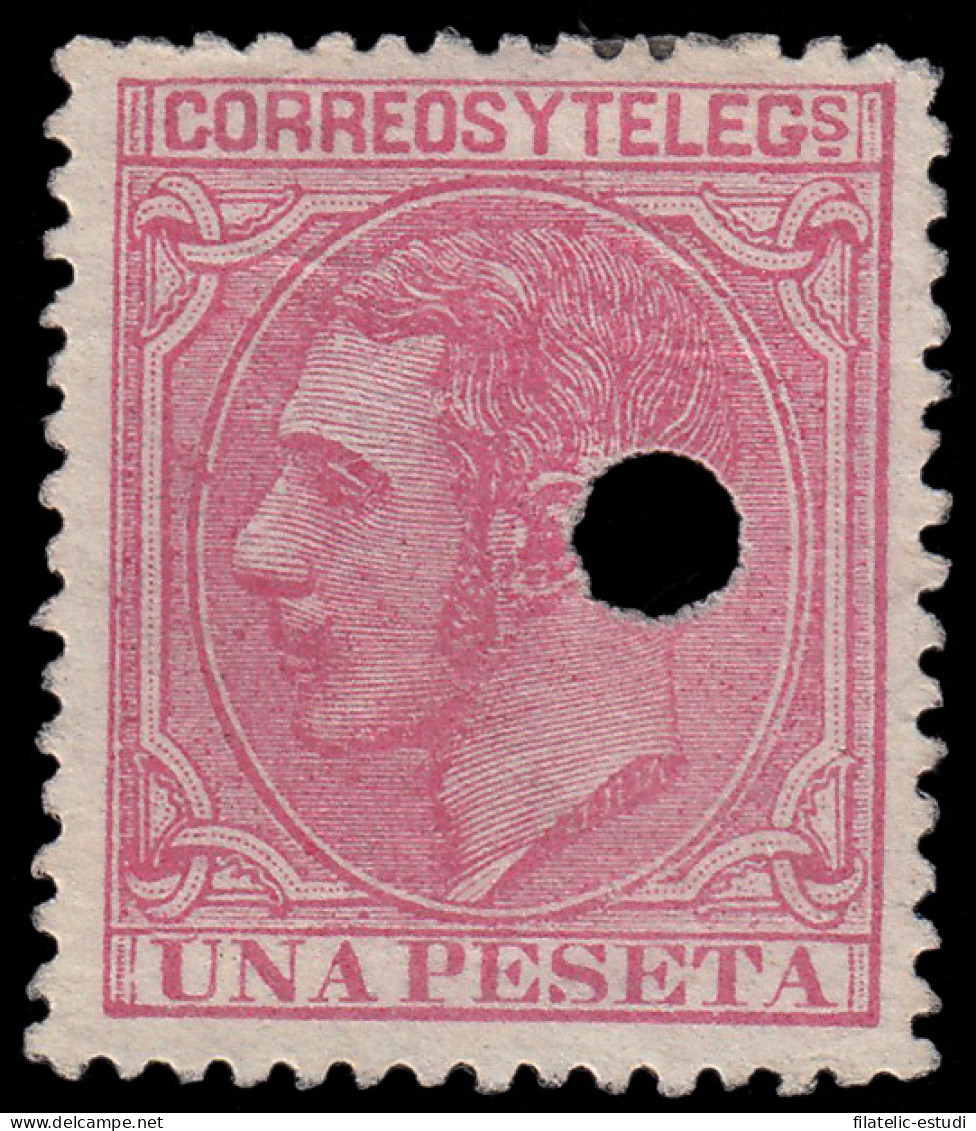 España Spain Telégrafos 207T 1879 MH - Fiscali-postali