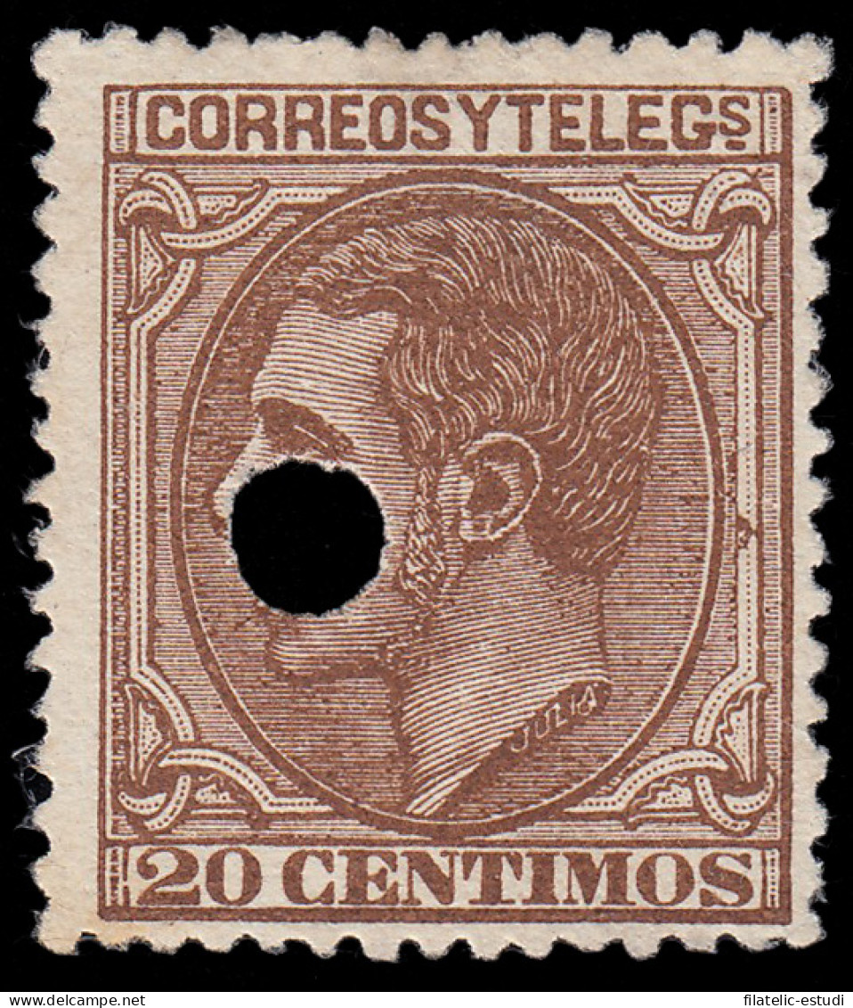 España Spain Telégrafos 203T 1879 MH - Fiscali-postali