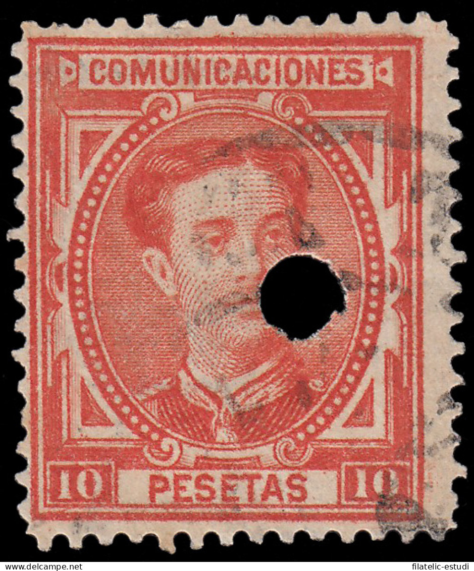 España Spain Telégrafos 182T 1876 Usado - Post-fiscaal