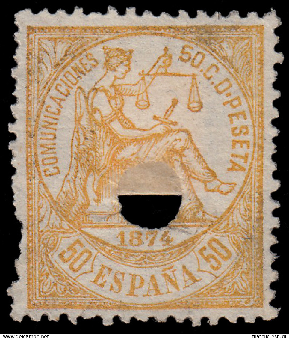 España Spain Telégrafos 149T 1874 - Steuermarken/Dienstmarken