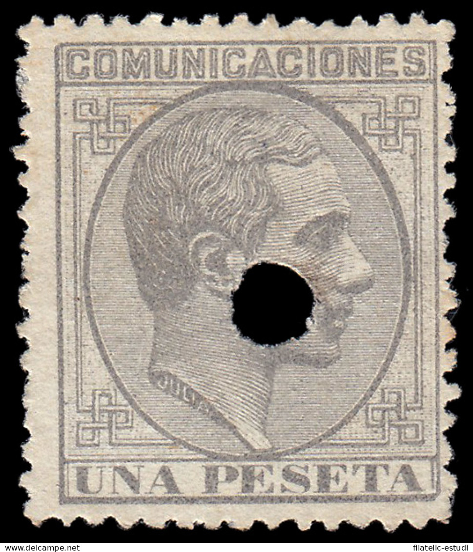 España Spain Telégrafos 197T 1878 MH - Fiscal-postal