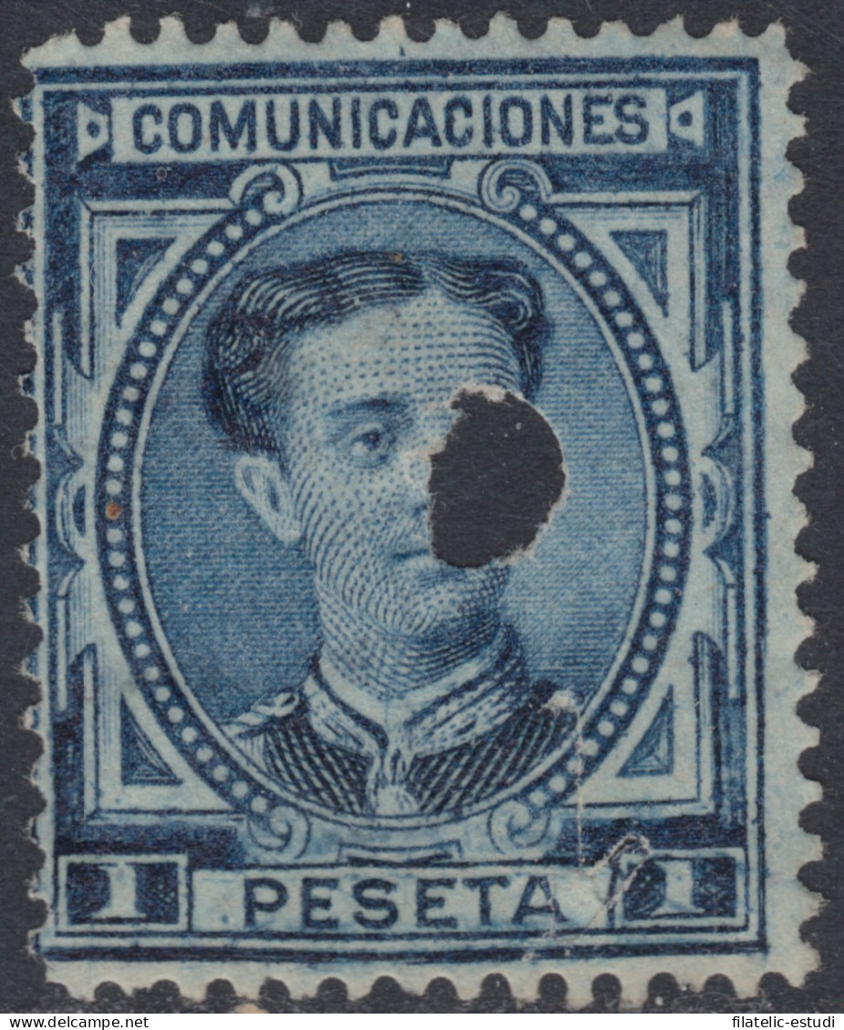 España Spain Telégrafos 180T 1876 MH - Postage-Revenue Stamps