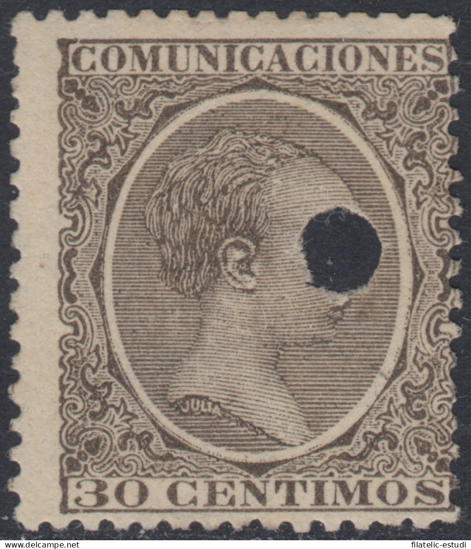 España Spain Telégrafos 222T 1889/99 MH - Fiscal-postal