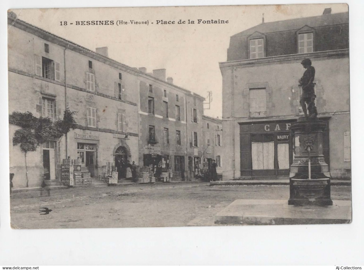 AJC - Bessines Place De La Fontaine - Bessines Sur Gartempe