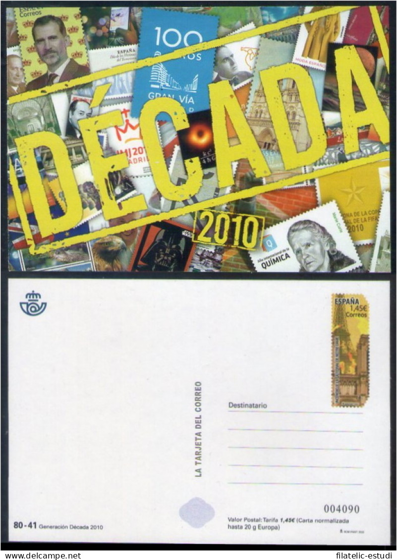 España Tarjetas Del Correo Y De Iniciativa Privada 2020 150 Generación De La D - Storia Postale