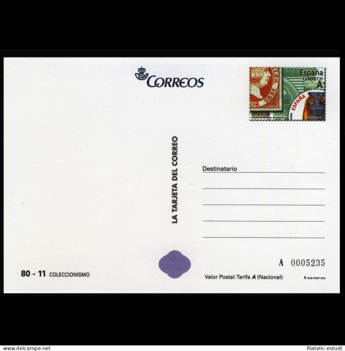 España Tarjetas Del Correo Y De Iniciativa Privada 95 2014 Coleccionismo  Feso - Storia Postale