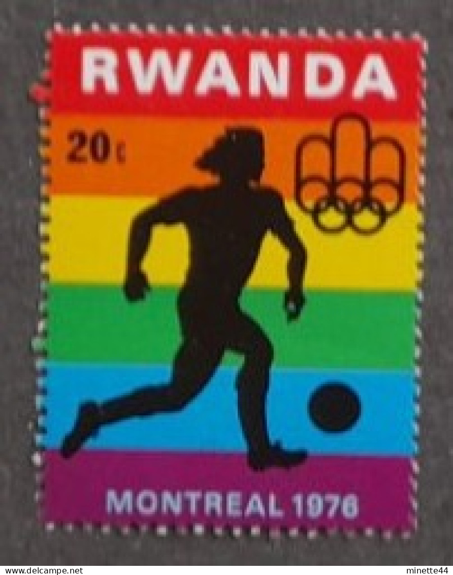 RWANDA 1976  MNH**   FOOTBALL FUSSBALL SOCCER  CALCIO VOETBAL FUTBOL FUTEBOL FOOT - Neufs
