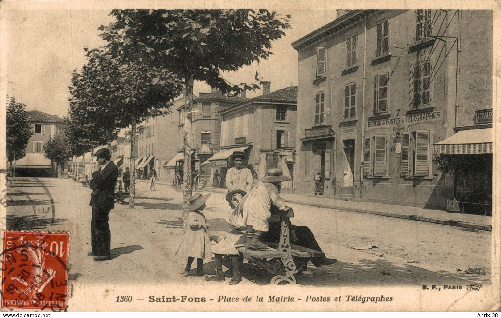 A2 - 69 - SAINT-FONS - Rhône - Place De La Mairie - Postes Et Télégraphes - Other & Unclassified