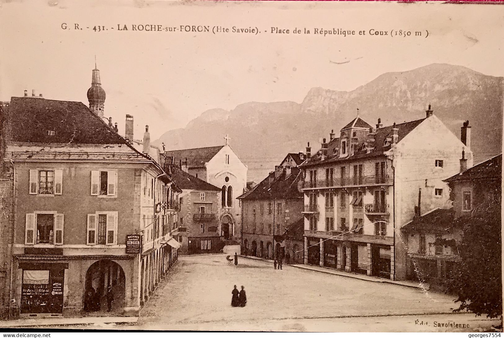 74 - LA ROCHE SUR FORON - PLACE DE LA REPUBLIQUE - La Roche-sur-Foron