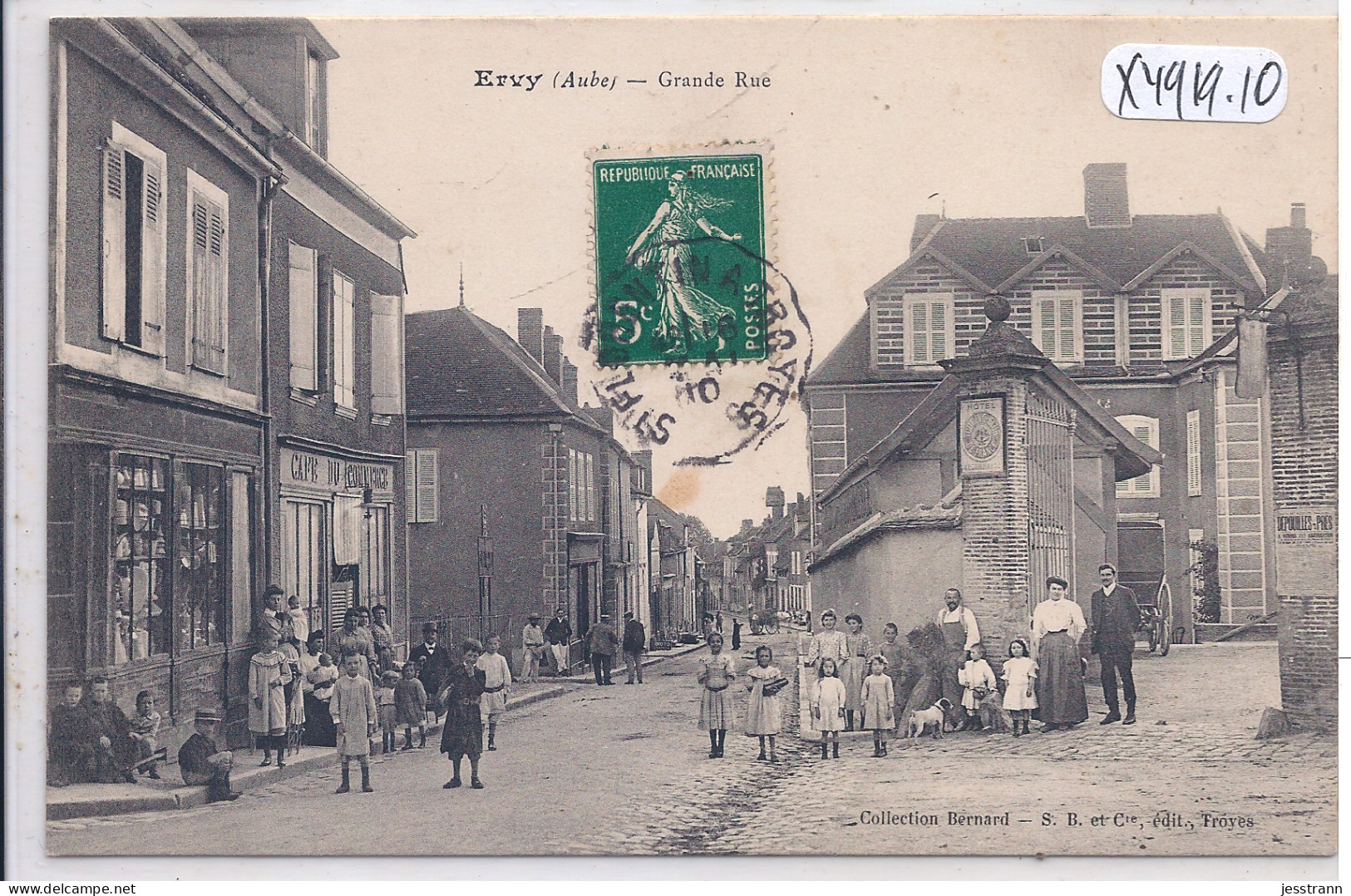 ERVY-LE-CHATEL- GRANDE-RUE- ANIMEE - Ervy-le-Chatel