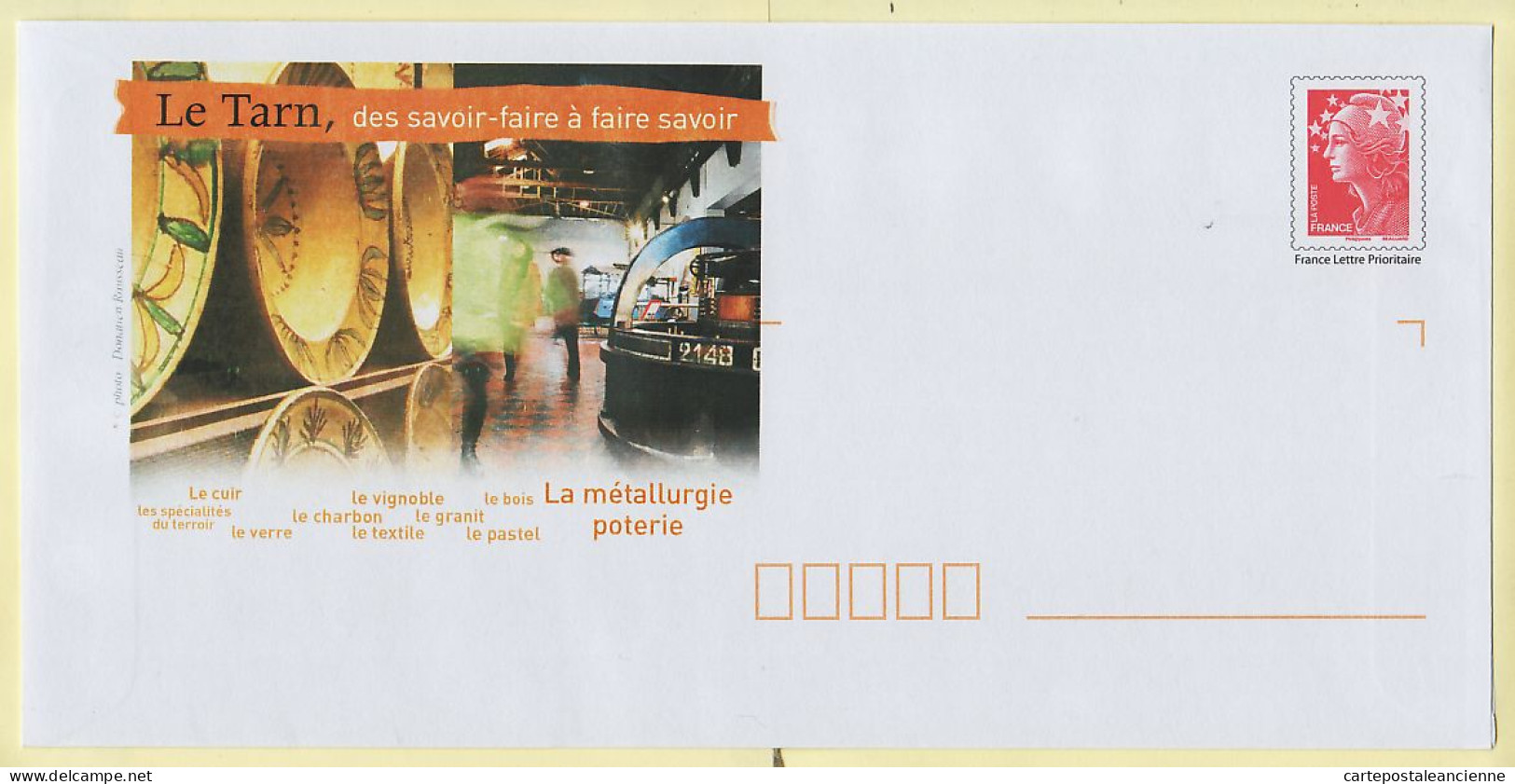 17503 / TARN METALLURGIE POTERIE - Série SAVOIR FAIRE FAIRE SAVOIR - P.A.P. PAP Prêt à Poster NEUF - BEAUJARD  - PAP: Ristampa/Beaujard
