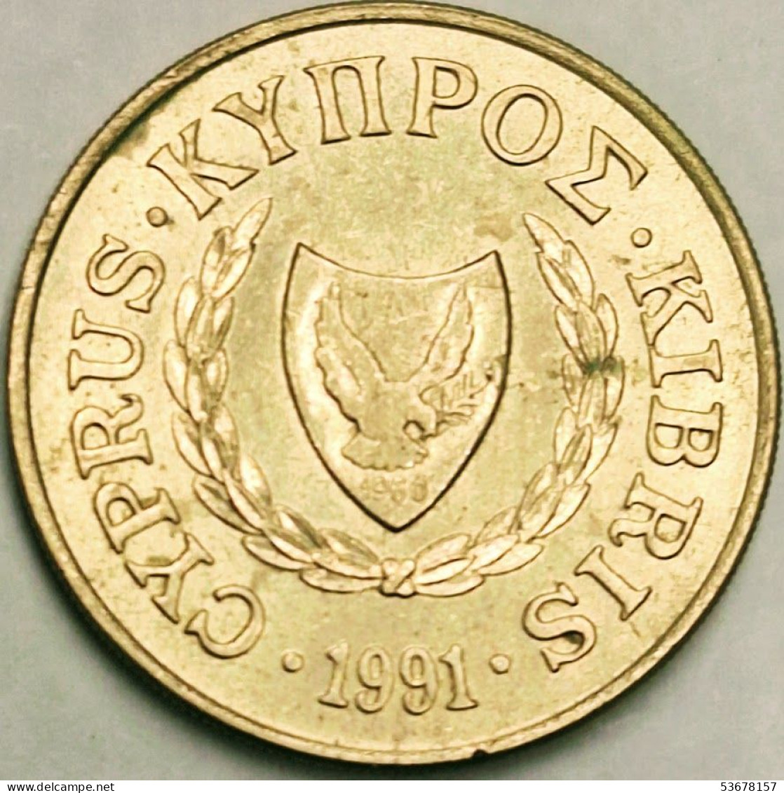 Cyprus - 20 Cents 1991, KM# 62.2 (#3613) - Chypre