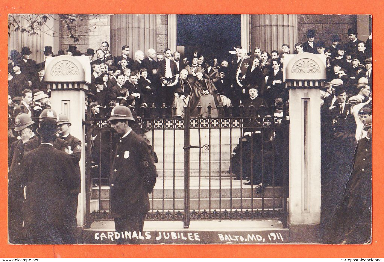 2308 / ⭐ Rare Carte-Photo BALTIMORE M-D Maryland CARDINALS Jubilee 1911 Real-Photography - Baltimore