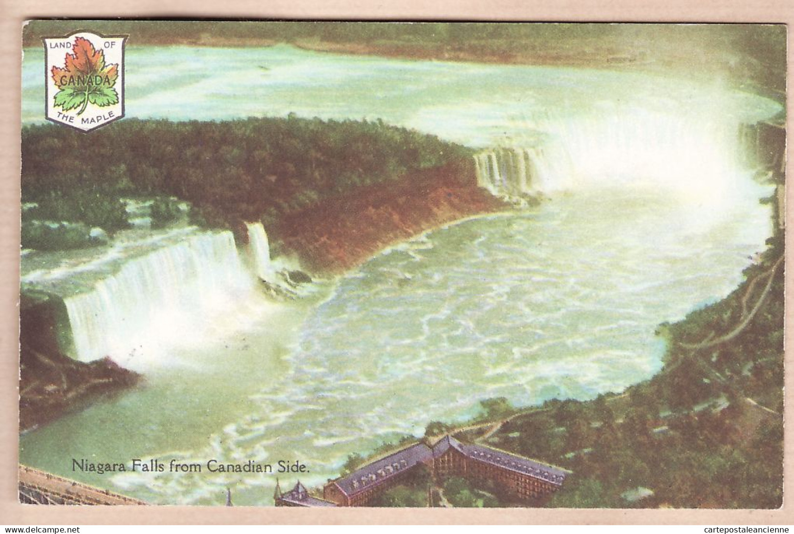 2281 / ⭐ NIAGARA FALLS From CANADIAN Side 08.09.1928 Land Canada Maple Publisher Post Card Greeting Ltd - Chutes Du Niagara