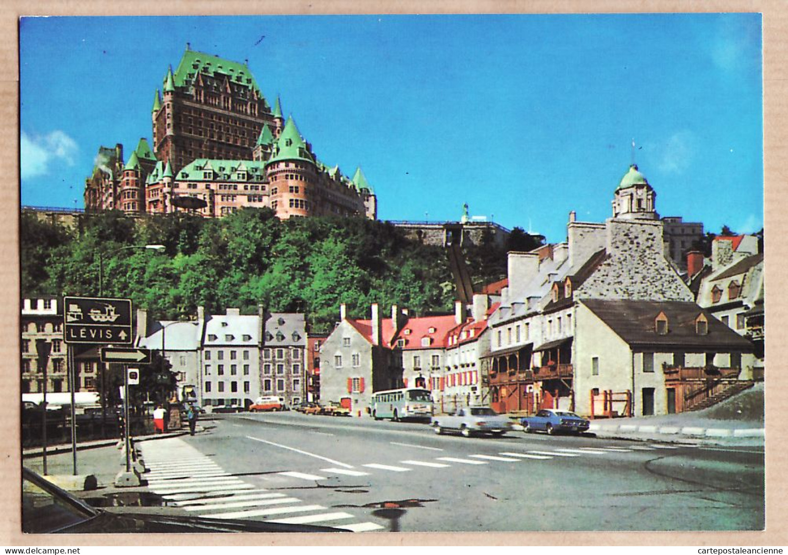 2275 /  QUEBEC Chateau FRONTENAC Directionnel Bateau-Traversier Pour LEVIS Automobile Bus 1970s JC RICARD 181 Canada - Québec - Château Frontenac