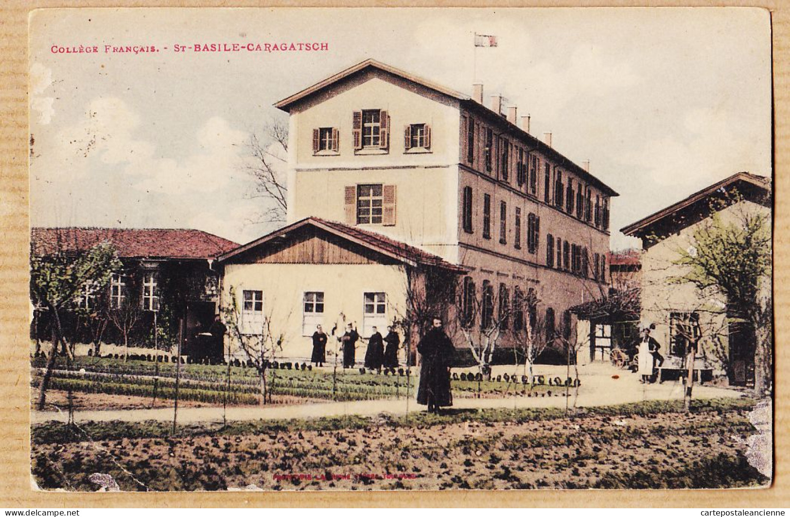 2296 / ♥️ ⭐ Rare ST- BASILE-CARAGATSCH Saint Canada Collège Français 1920s à CATTANEO Chez MANENT Marseille - Autres & Non Classés