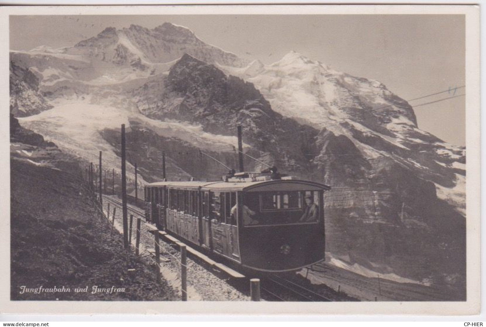 CHEMIN DE FER SUISSE - FUNICULAIRE - JUNGFRAUBAHN UND JUNGFRAU - Funiculaires