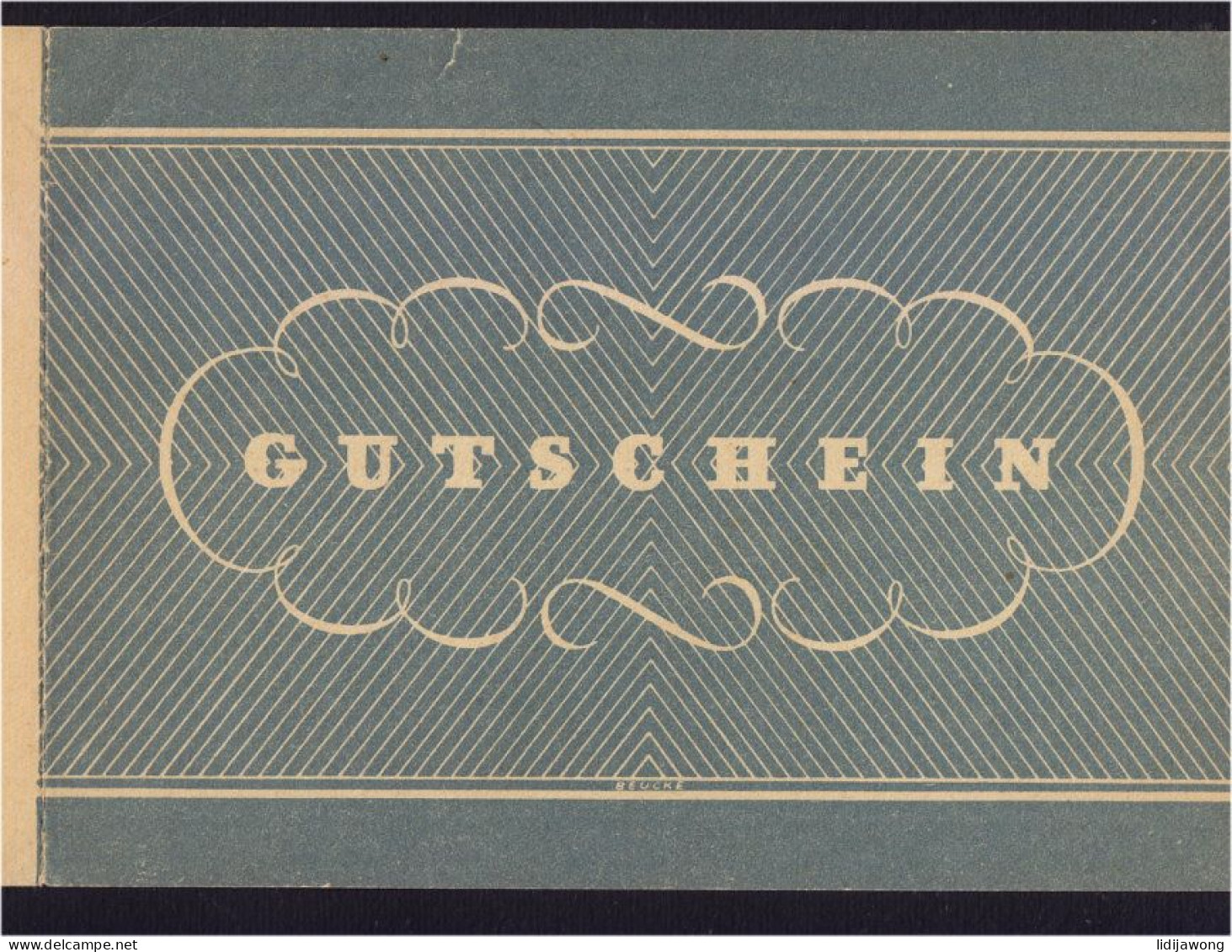 WW2 - GUTSCHEIN - Folder 3rd Reich 1943  (see Sales Conditions) - Andere & Zonder Classificatie