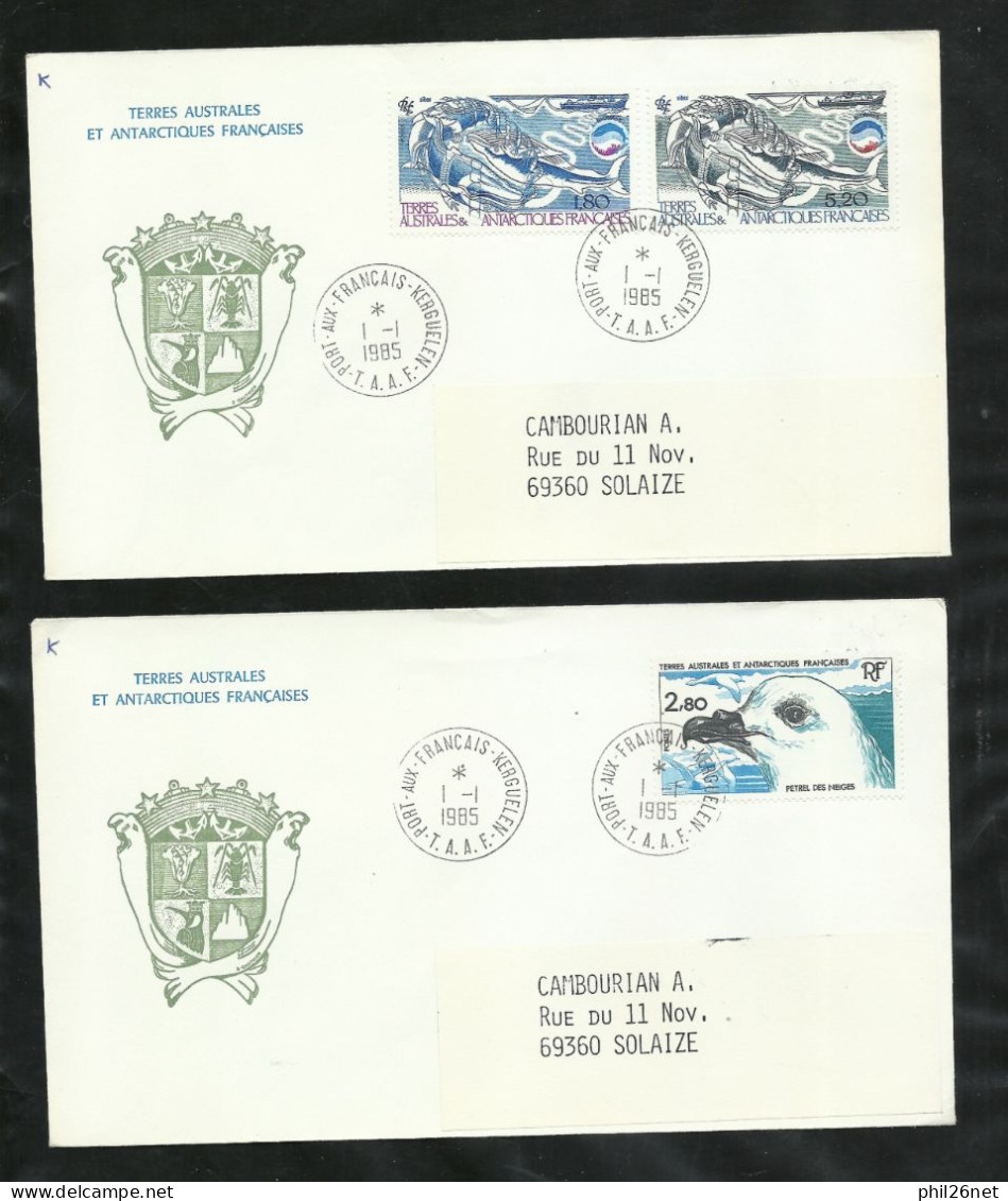 TAAF  Lot 48 lettres circulées entre 1980 et 1985   Port aux Fançais  - Alfred Faure et Martin de Viviès B/TB voir scans