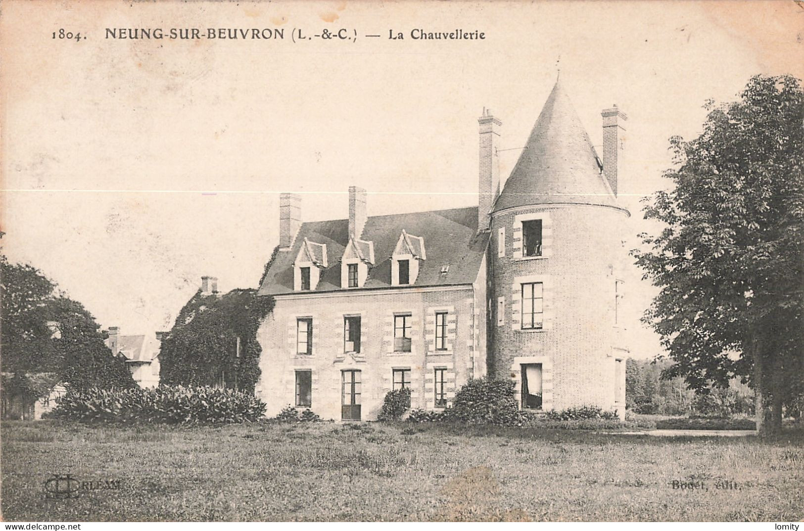 41 Neung Sur Beuvron La Chauvellerie CPA Chateau - Neung Sur Beuvron