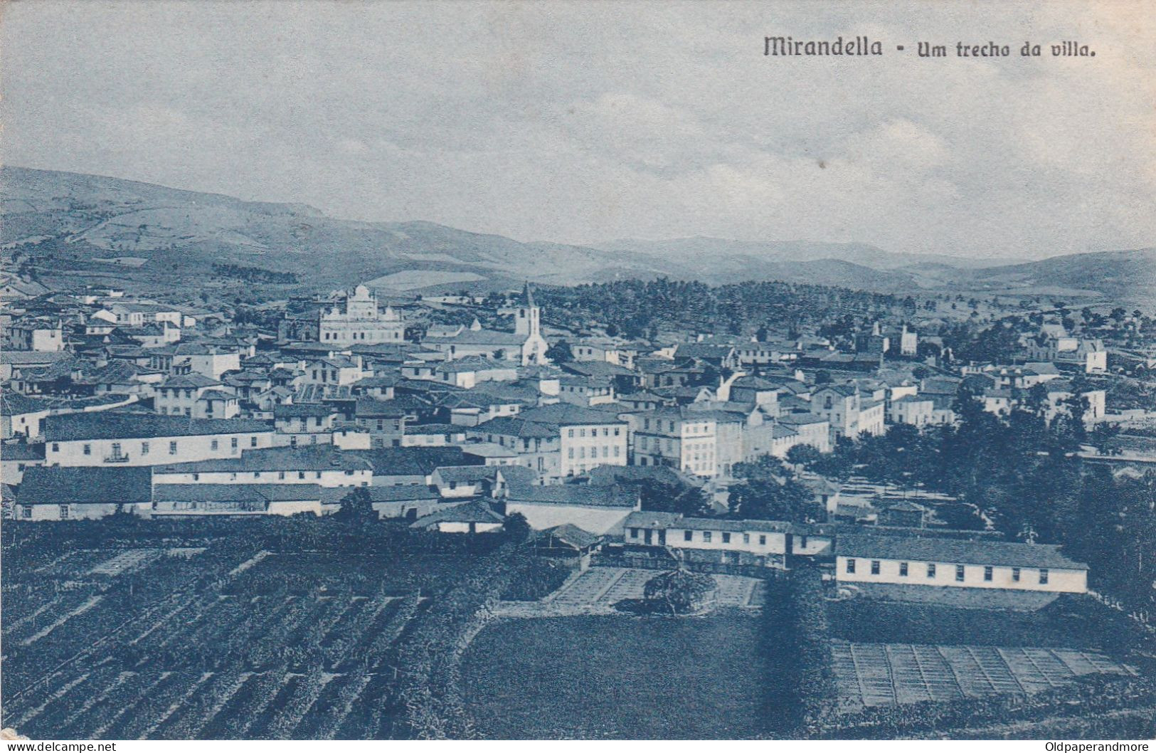 POSTCARD PORTUGAL - MIRANDELA - UM TRECHO DA VILA - Bragança