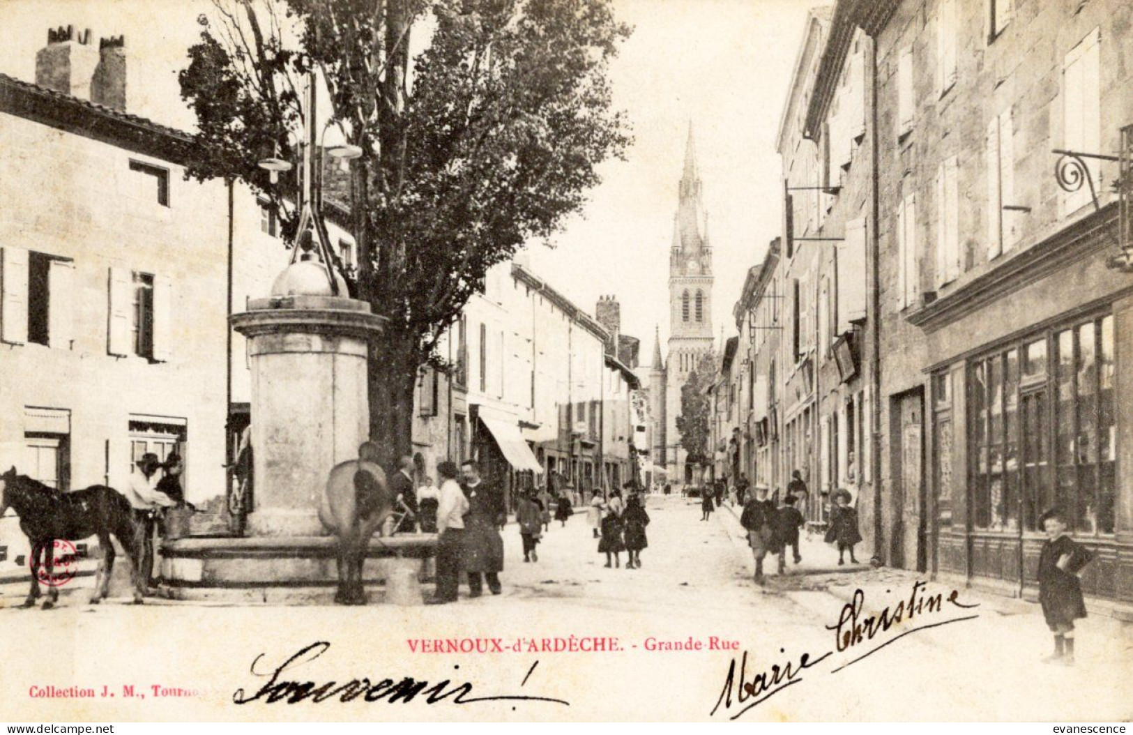 07 :  Vernoux D 'Ardèche : Grande Rue    /// Ref Mars 24. ///  N°  29.381 - Vernoux