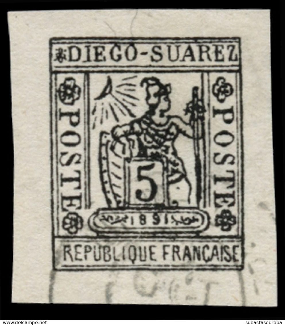 DIEGO SUAREZ. Ø 10. Lujo. Cat. 130 €. - Used Stamps