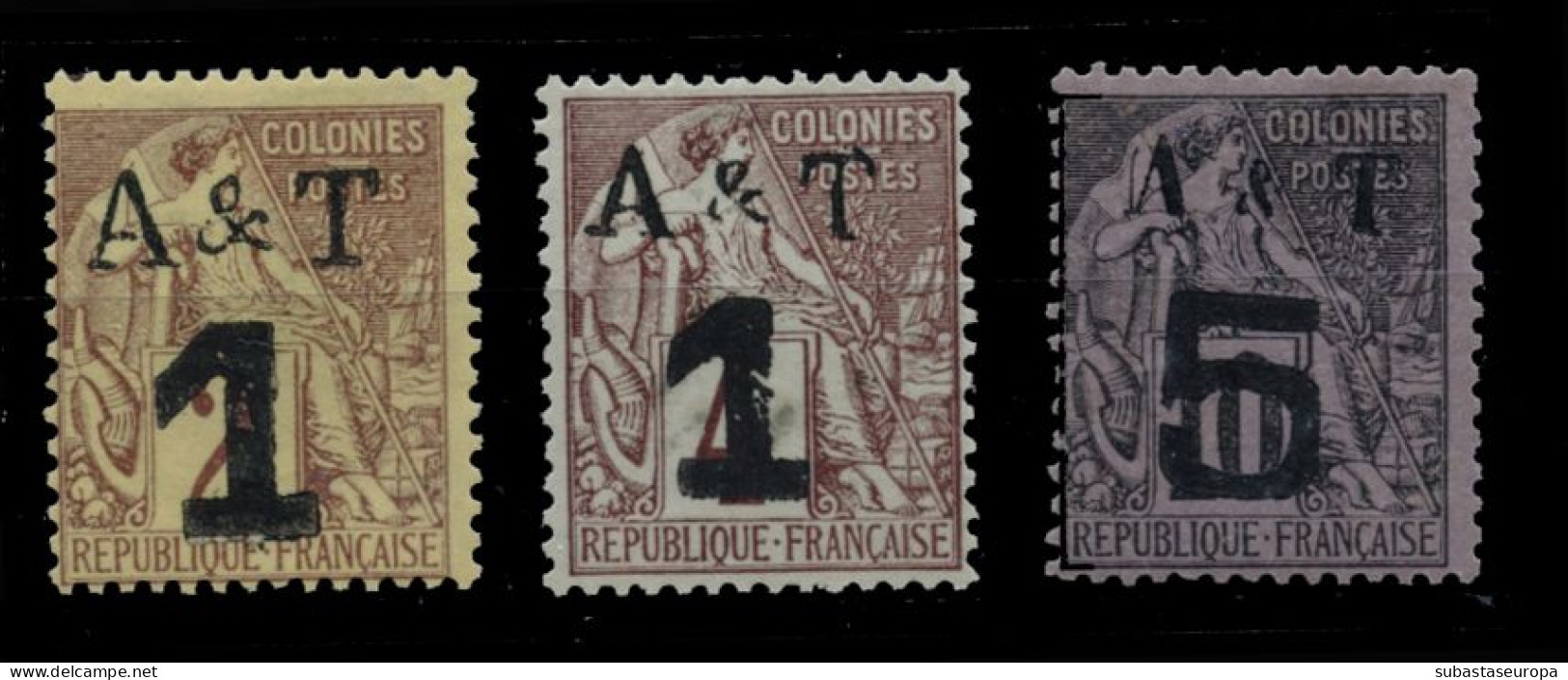 ANNAN Y TONKIN. (*) 1, 2 Y 4. Cat. 155 €. - Unused Stamps