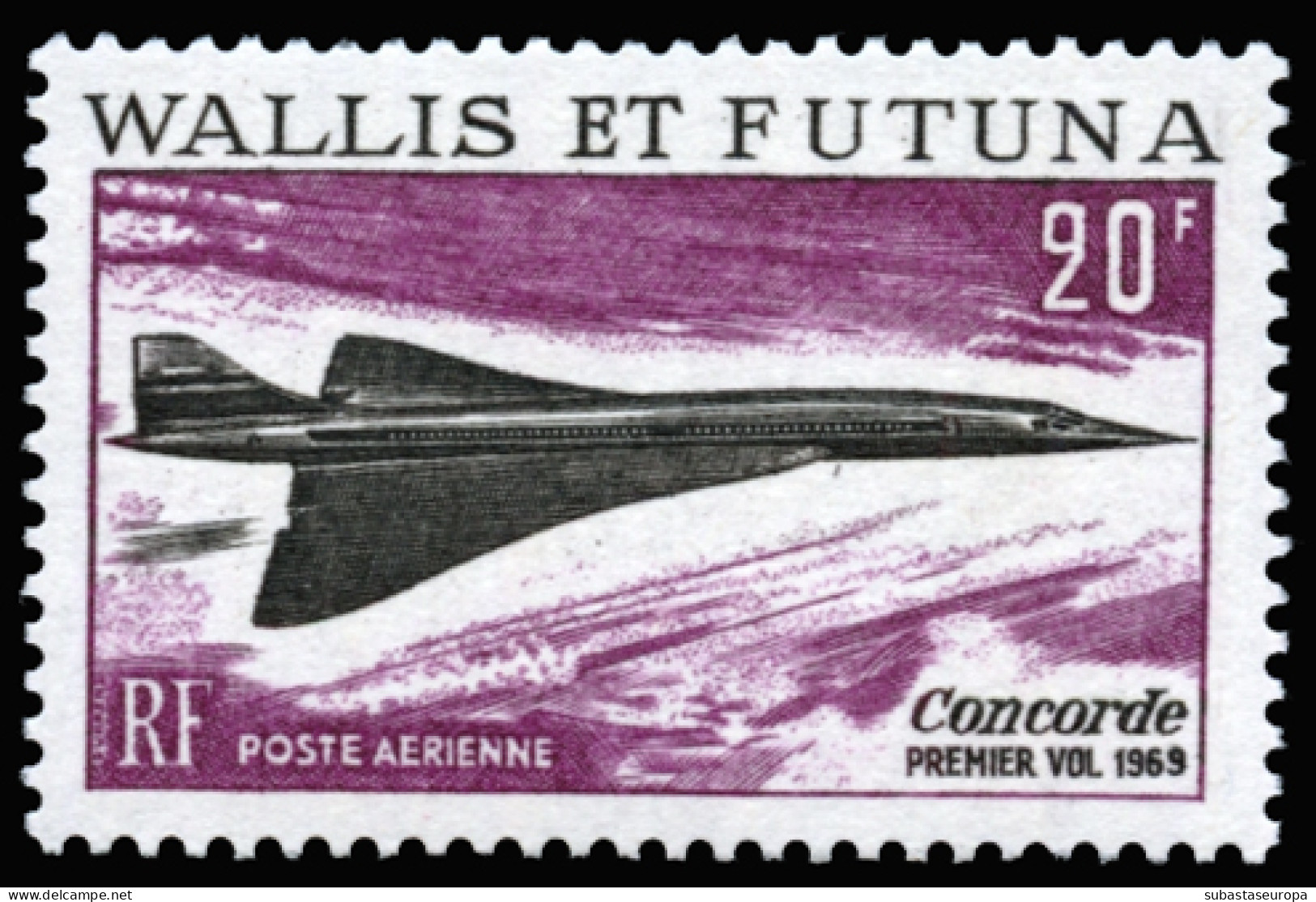 COLONIAS FRANCESAS. Grandes Series Coloniales. 1969. Concorde. Serie Completa De 7 Valores, Nuevos - 1969 Avion Supersonique Concorde