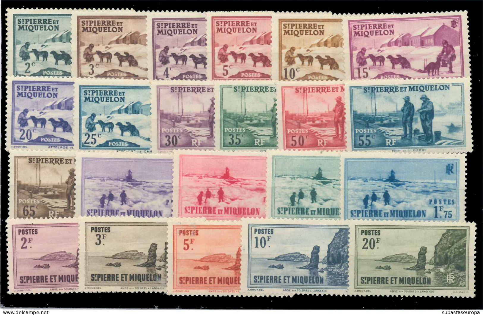 SAINT PIERRE. * 167/88. Cat. 57 €. - Unused Stamps