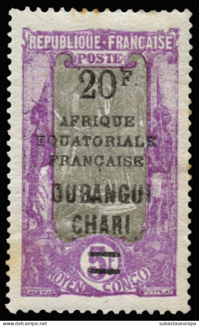OUBANGUI. * 43/62, 63/66 (64 En Usado), 67/74. Cat. 119 €. - Unused Stamps