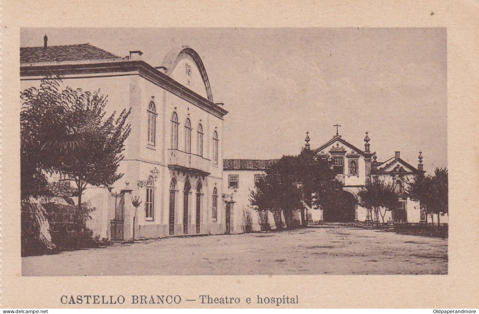 POSTCARD PORTUGAL - CASTELO BRANCO - TEATRO E HOSPITAL - Castelo Branco