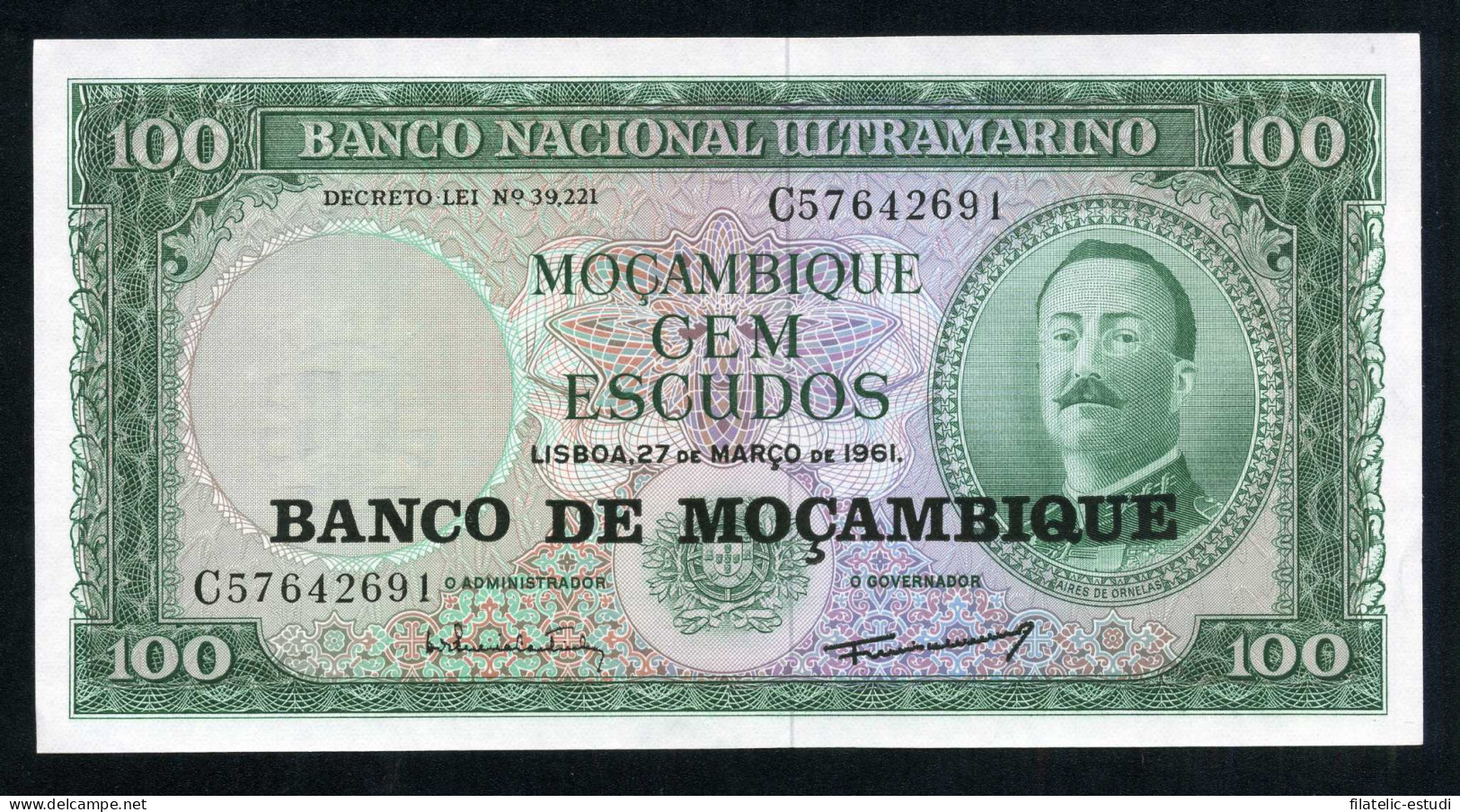 Mozambique 100 Escudos 1961 SC - Other - Africa
