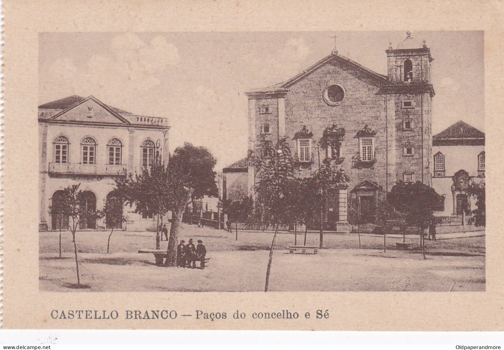 POSTCARD PORTUGAL - CASTELO BRANCO - PAÇOS DO CONCELHO E SÉ - Castelo Branco