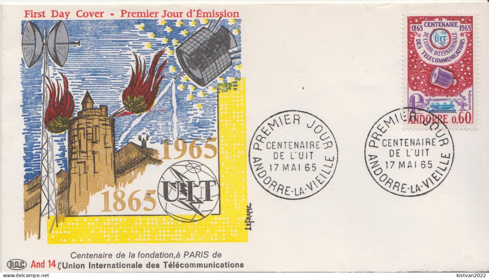 Andorra Stamp On FDC - FDC